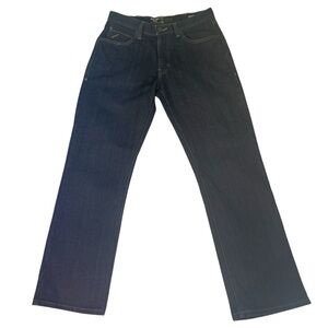 ARIAT Rebar M5 Jeans Mens 32x31 Dark Wash Straight Leg Work Blue Denim *READ*